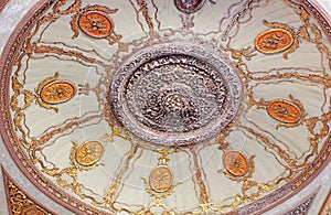 Ceiling of Topkapi Palace,Turkey