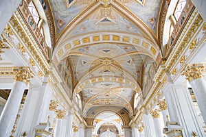 Ceiling of the Transfiguration Cathedral in Odessa, Ukraine