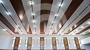 Ceiling And Windows Of A Multipurpose Building