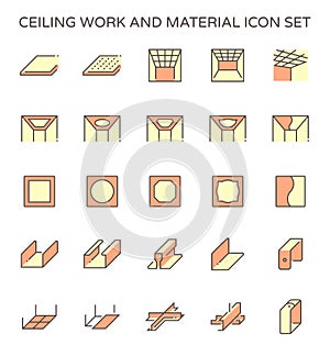 Ceiling work icon