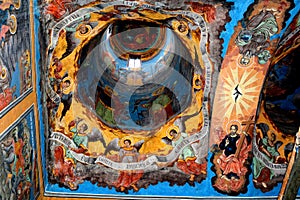 Ceilling of Cheia Monastery, Prahova photo