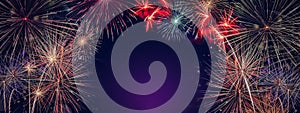 Celabration festive  firework background