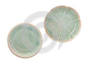 Celadon ceramic dishes