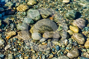 Celar Water Rocks Illustraton