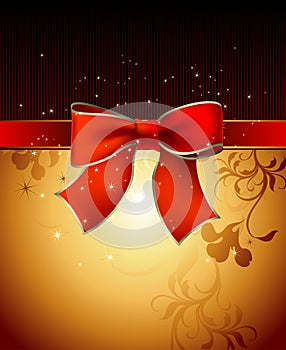 Celebrate bow background