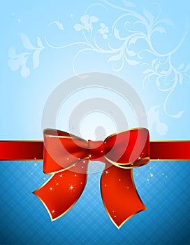 Celebrate bow background