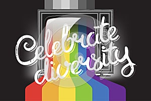 Celebrate diversity concept