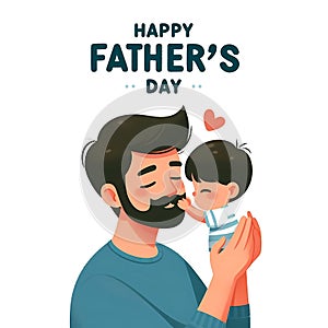 Celebrate Father's Day with a illustration Design
