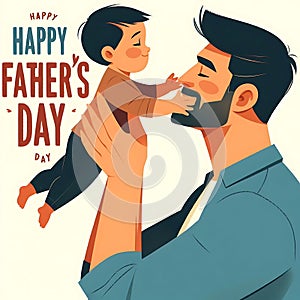 Celebrate Father's Day with a illustration Design