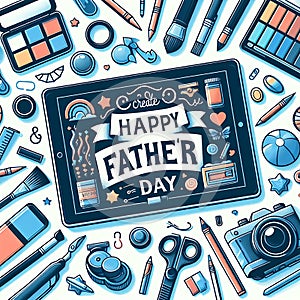 Celebrate Father's Day with a illustration Design