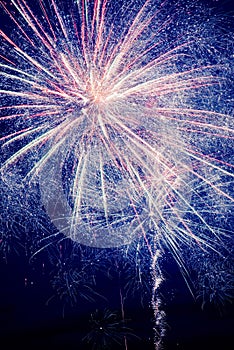 Celebrate with fireworks on the Tchefuncte River in Madisonville, Louisiana photo
