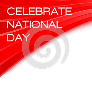 Celebrate National day Chinese poster