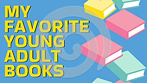 Celebrate top YA reads, vibrant book stack