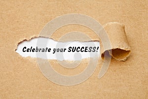 Celebrate Your Success Concept