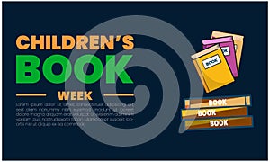 Celebrating Children's Book Week templet design