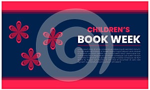 Celebrating Children's Book Week templet design