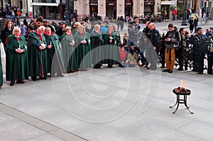 Celebrating Easter, Budapest, Hungary