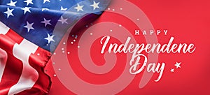 Celebrating Independence Day. United States of America USA flag background for 4th of July