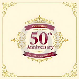 Celebrating 50th Anniversary Design