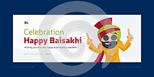 Celebration of baisakhi cover design