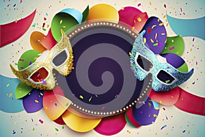 Celebration banner for Carnaval party, June celebration, Parintins celebration. Invitation and poster template