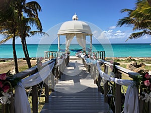 Celebration on the beach, Cuba