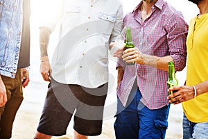 Celebration Cheers Hipster Drinking Together Friends Concept