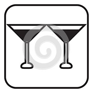 Celebration coctails, icon