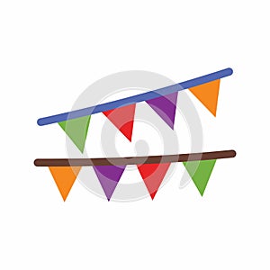 Celebration Flags icon vector image.