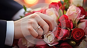 celebration marriage wedding flowers background