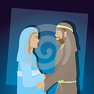 celebration merry christmas manger flat design