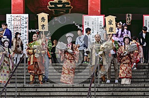 Celebration of Three Lords at Nagoya Festival, Japan