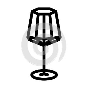 celebration wine glass line icon vector illustration