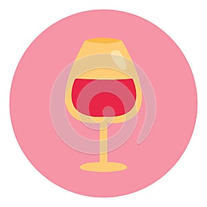 Celebration wine, icon