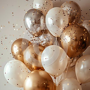 celebrations inc silver white and gold gold foil balloons
