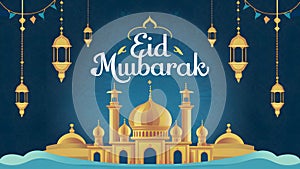 Celebrations joyous spirit shines through vibrant Eid Mubarak poster