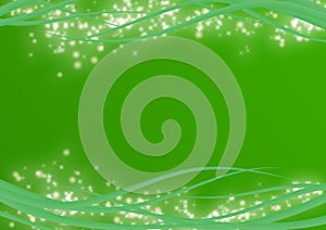 Celebratory background green