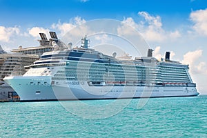 Celebrity Solstice Anchored in St. Maarten