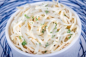 Celery Root Remoulade salad julienned photo