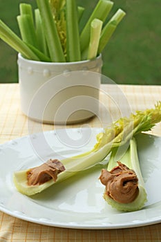 Celery Sticks with Peanut Butter