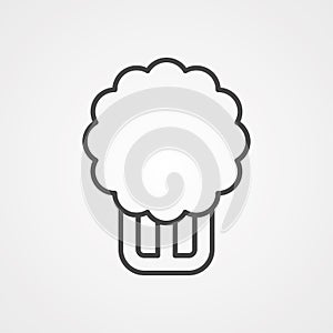 Celery vector icon sign symbol