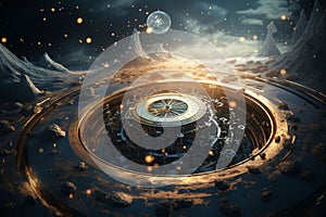 Celestial clockwork orchestrating a mesmerizing photo