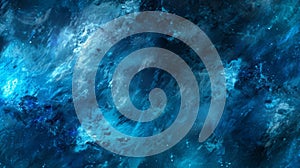 Celestial Dream: Deep Blue Galaxy Space Nebula Abstract Background