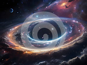 Celestial Nexus: Capturing the Essence of the Galaxy Core