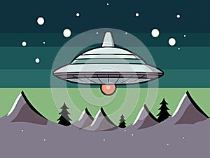 Celestial Odyssey - UFO in Deep Space