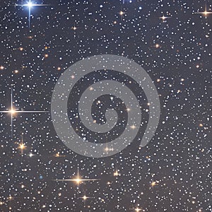 A celestial scene of shimmering stars and galaxies against a deep, velvety black backdrop2, Generative AI photo