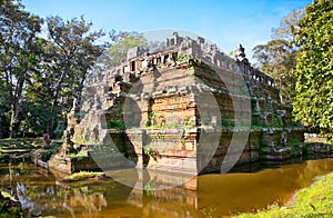 The celestial temple Phimeanakas, Angkor Thom, Cambodia.