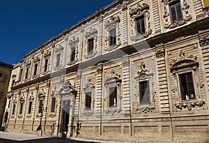 Celestines' palace, Lecce, Apulia, Italy photo