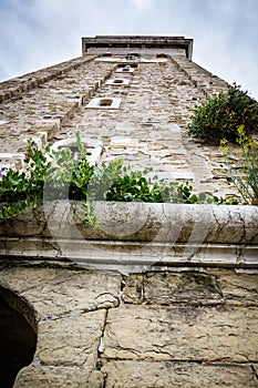 Celfry of Saint George's Parish Church in Piran