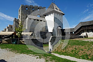 Středověký hrad v slovinsko 